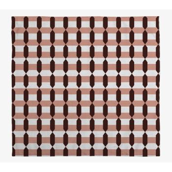 Set 4 șervețele textile Linen Couture Garland Geometric, 43 x 43 cm