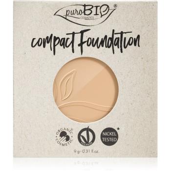 puroBIO Cosmetics Compact Foundation pudra compactra - refill SPF 10 culoare 01 9 g