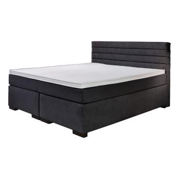 Pat boxspring negru 180x200 cm Kokomo – Rojaplast