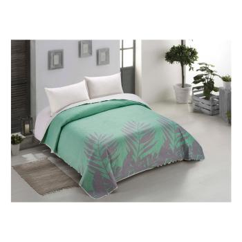 Lenjerie de pat reversibilă din micropercal AmeliaHome Makia, 240 x 260 cm, verde mentă