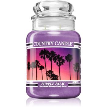 Country Candle Purple Palm lumânare parfumată 680 g