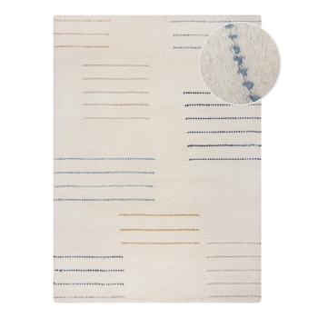 Covor crem țesut manual din lână 200x290 cm Dottie Geometric – Flair Rugs