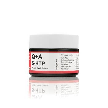Q+A Cremă 5-HTP pentru față și decolteu(Face &amp; Neck Cream) 50 g
