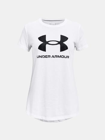 Under Armour UA Sportstyle Logo SS Tricou pentru copii Alb