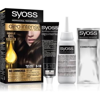 Syoss Oleo Intense Culoare permanenta pentru par cu ulei culoare 3-10 Dark brown