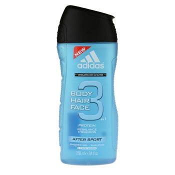 Adidas 3 After Sport gel de duș pentru bărbați 250 ml