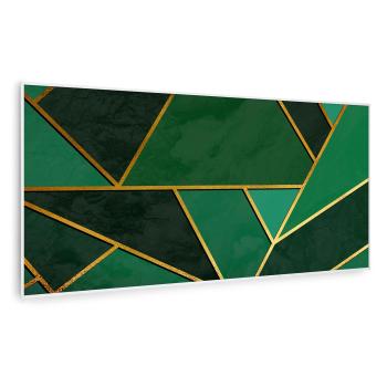 Klarstein Wonderwall Air Art Smart, încălzitor cu infraroșu, linie verde, 120 x 60 cm, 700 W