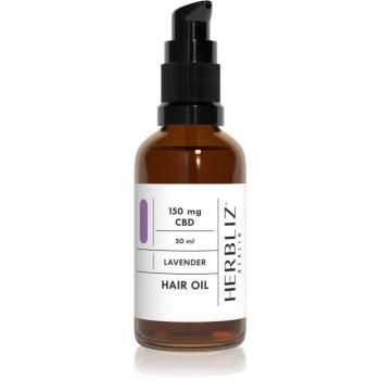 Herbliz CBD Hair Oil Lavender ulei de lavandă petru par fragil si fara vlaga 50 ml