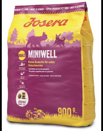 JOSERA Dog Miniwell hrana uscata caini adulti talie mica 5 x 900g (4+1 GRATIS)