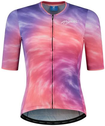 Ciclism feminin jersey Rogelli Tu Vopsea Violet / coral ROG351498