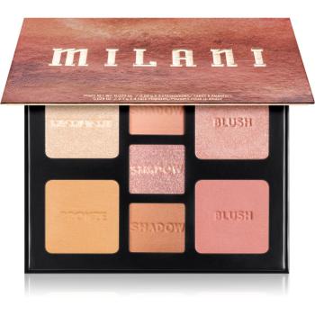 Milani All-Inclusive Eye, Cheek & Face Palette paleta pentru intreaga fata Light To Medium