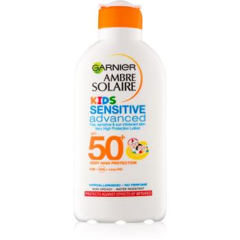Garnier Ambre Solaire Resisto Kids lapte protector pentru copii SPF 50+ 200 ml