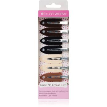 Brushworks No Crease Clips agrafe de par Nude