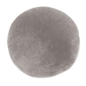 Pernă decorativă din microfibră taupe Tiseco Home Studio Marshmallow, ø 40 cm