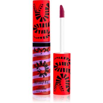 NYX Professional Makeup Beetlejuice Sandworm Swirl luciu de buze stralucitor culoare 03 Red 8 ml