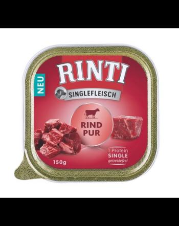 RINTI Singlefleisch Beef Hrana umeda pentru caine, cu vita 150g