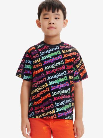 Desigual Logomania Tricou pentru copii Negru