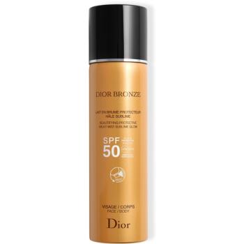 DIOR Dior Bronze Beautifying Protective Milky Mist Sublime Glow spray protector pentru plajă SPF 50 125 ml