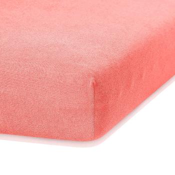 Cearceaf elastic AmeliaHome Ruby, 200 x 160-180 cm, roz corai