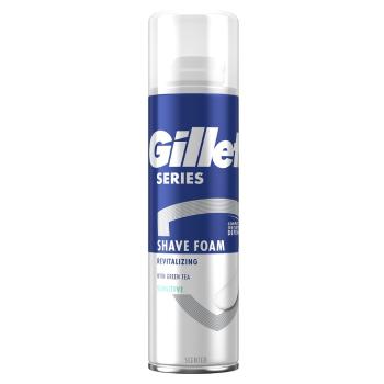 Gillette Revita spumă de ras cu ceai verde (Revitalizing Shave Foam) 250 ml