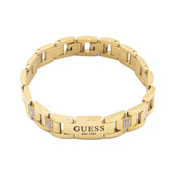 Guess Brățară la modă placată cu aur Frontiers JUMB01342JWSTBKT/U