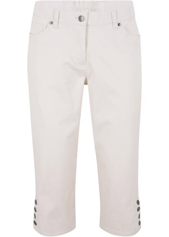 Pantaloni capri cu nasturi