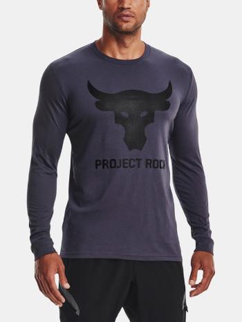 Under Armour UA Project Rock Brahma Bull LS Tricou Gri