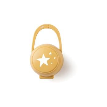 Saro Baby Pacifier Box Galaxy cutie pentru suzetă Mustard 1 buc