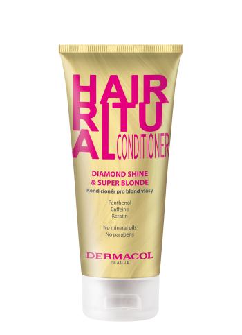 Dermacol Balsam pentru păr blond Hair Ritual (Diamond Shine & Super Blonde Conditioner) 200 ml