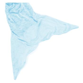 Pătură din microfibră DecoKing Siren, 190 cm, albastru