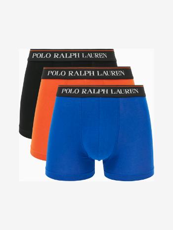 Polo Ralph Lauren Classic Boxerki 3 buc Negru Albastru Portocaliu