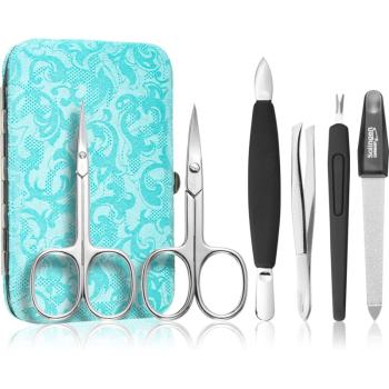 DuKaS Premium Line Solingen 126 Set de manichiură Turquoise (+ carcasă)