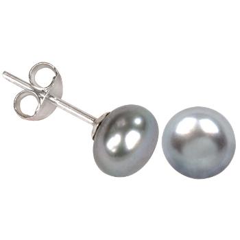 JwL Luxury Pearls Cercei cu perle reale culoare gri JL0029