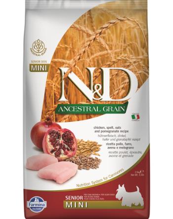 FARMINA N&amp;D Ancestral Grain - Hrană pentru câini - pui, speltă, ovăz, rodie - 2,5 kg