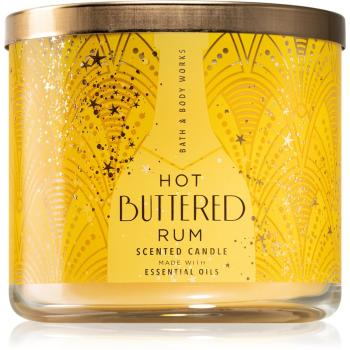 Bath & Body Works Hot Buttered Rum lumânare parfumată 411 g