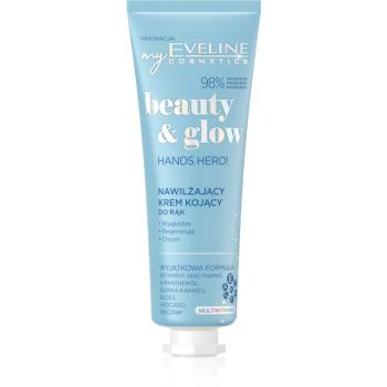 Eveline Cosmetics Beauty & Glow Hands Hero! crema de maini hidratanta cu efect calmant 50 ml