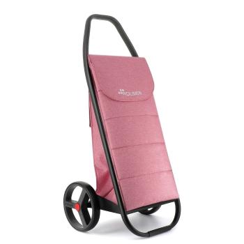 Sacoșă de cumpărături cu roți 53 l Com Tweed Polar Black Tube – Rolser