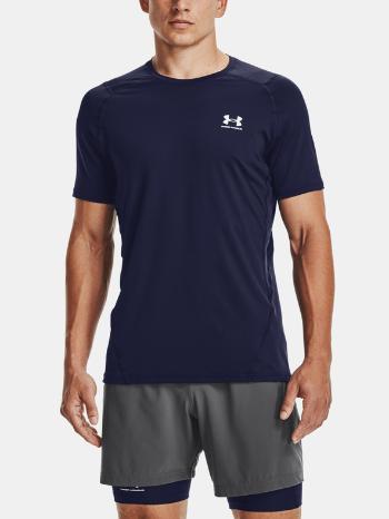 Under Armour HG Armour Fitted SS Tricou Albastru