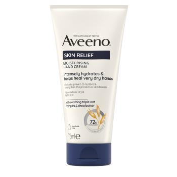 Aveeno Cremă de mâini hidratantă fără parfum Skin Relief (Moisturising Hand Cream) 75 ml