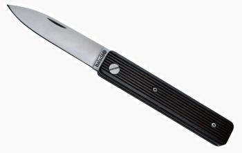 buzunar cuțit Baladéo ECO330 Papagayo, lamă 7,5cm, oțel 420, mâner TPE negru