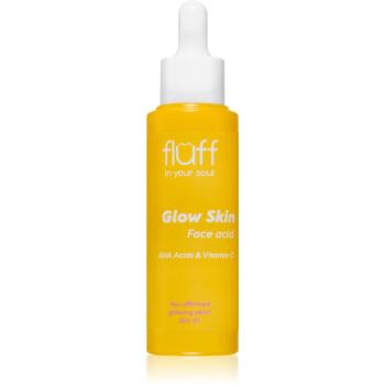 Fluff Glow Skin exfoliant facial pentru netezirea pielii cu vitamina C 40 ml