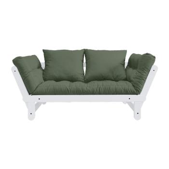 Canapea extensibilă Karup Design Beat White, verde