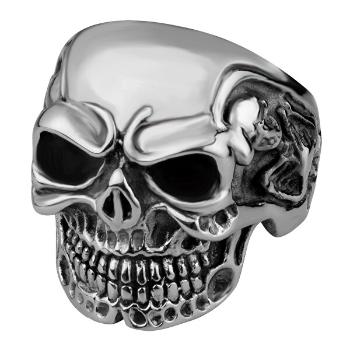 Troli Inel bărbătesc elegant cu craniu 65 mm