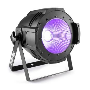 Beamz Professional COB100UV PAR, UV LED, 100 W, DMX sau standalone, negru