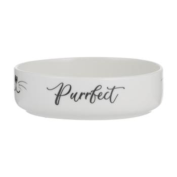 Bol din gresie ceramică pentru pisică Mason Cash Purrfect, ø 13 cm