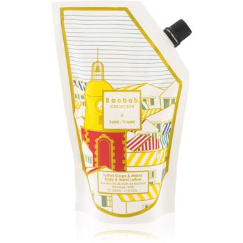 Baobab Collection Body Wellness À Saint-Tropez Lapte de mâini și de corp rezervă 350 ml