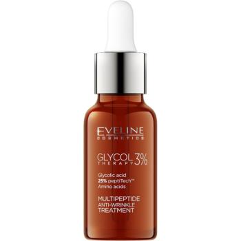 Eveline Cosmetics Glycol Therapy Ser pentru reducerea semnelor de imbatranire cu peptide 18 ml