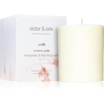 ester & erik scented candle magnolia & blackcurrant (no. 51) lumânare parfumată  Refil 350 g