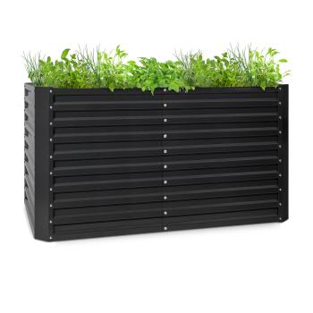 Blumfeldt High Grow Straight, ghiveci ridicat, 200 x 90 x 100 cm, 1800 l, oțel