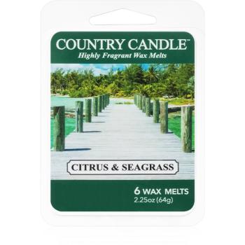 Country Candle Citrus & Seagrass ceară pentru aromatizator 64 g